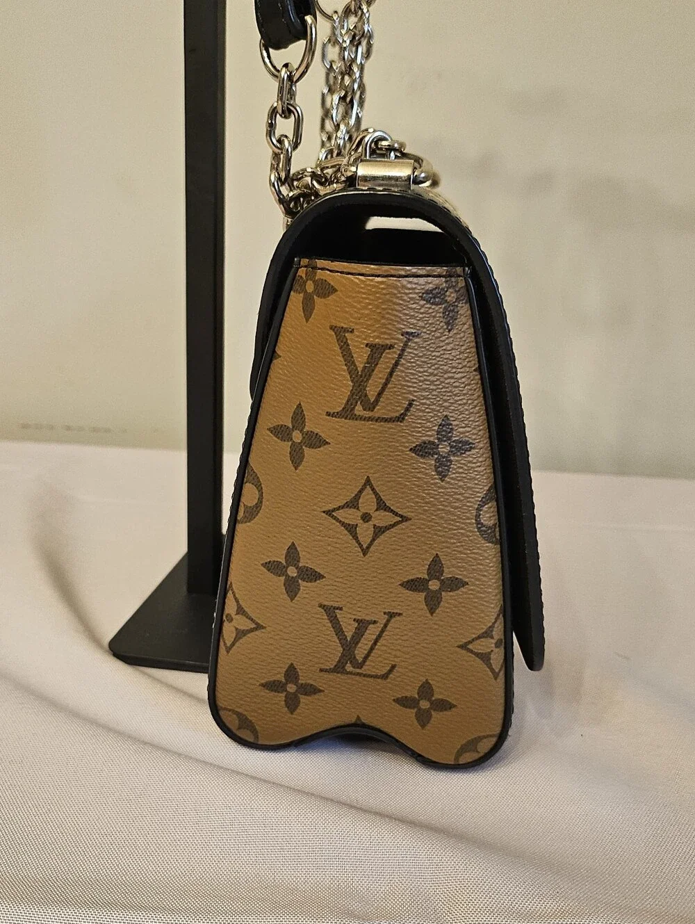 Louis Vuitton Limited Edition Monogram Studded Twist MM Bag